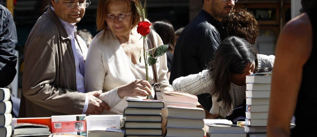 livros e rosas catalunha