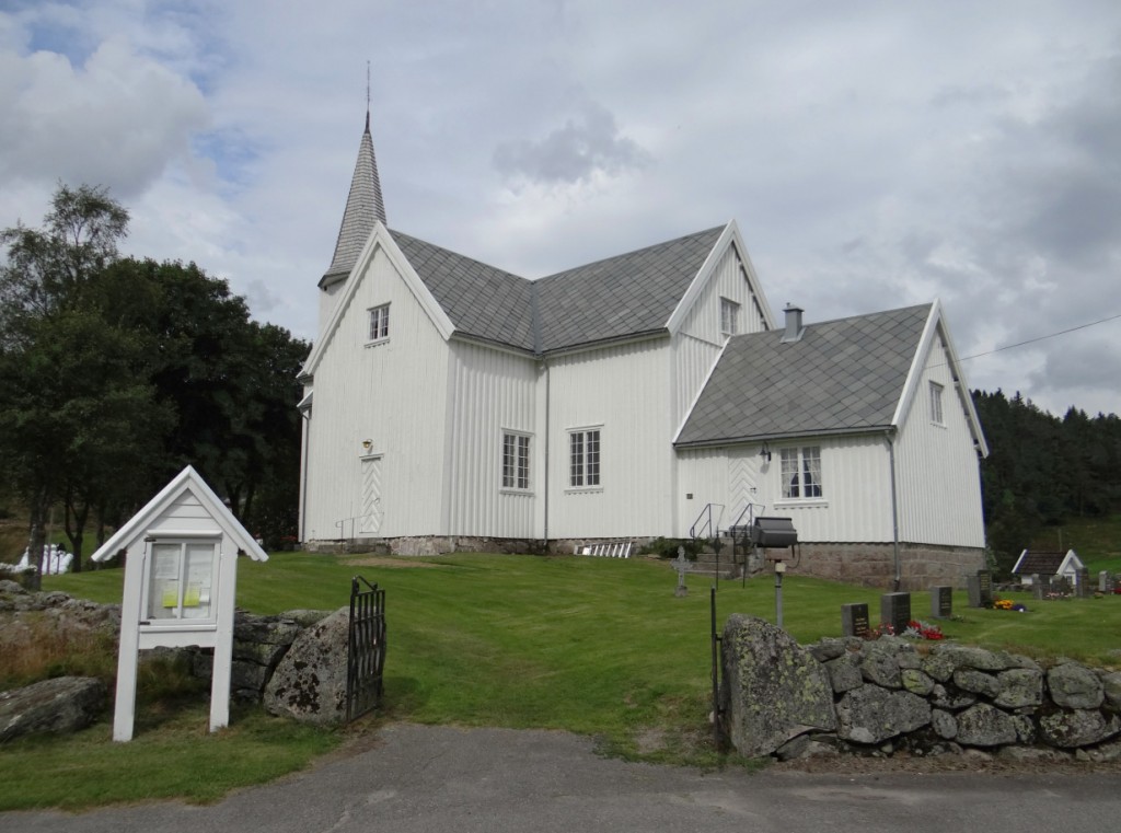 A igreja de Finsland, onde Kåre andou de moped 