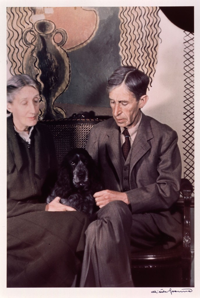 Virginia e Leonard Woolf em 1939, fotografados por Gisele Freund