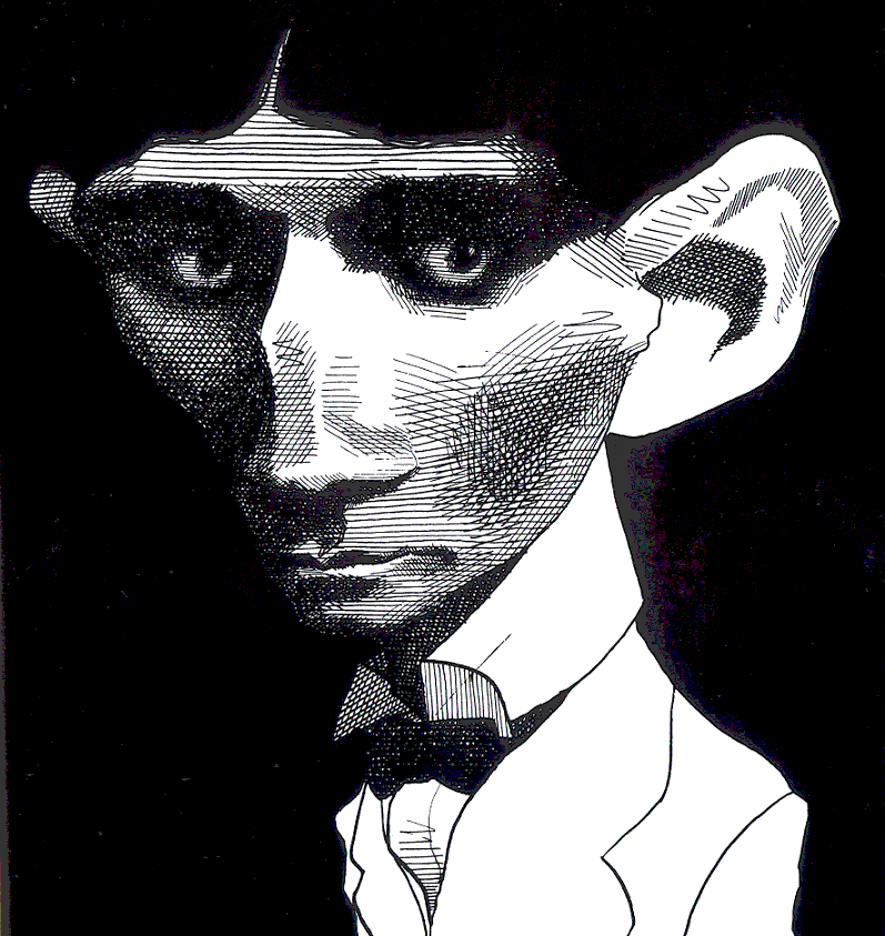 Franz Kafka por David Levine