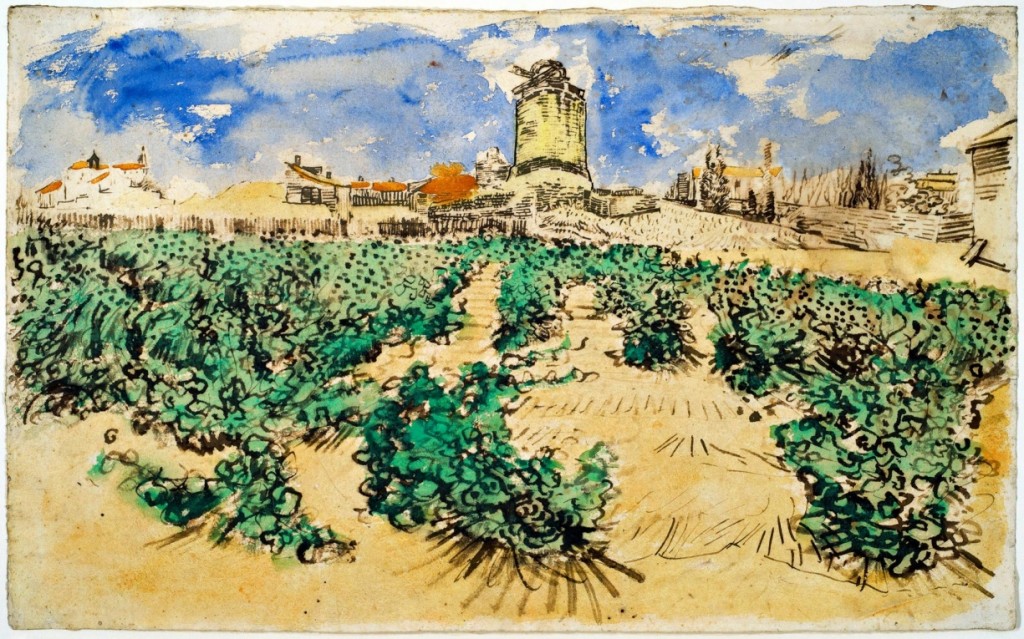 “Le Moulin d’Alphonse Daudet à Fontvieille”, de Vincent Van Gogh